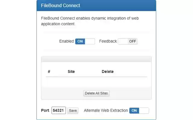 FileBound Connect  from Chrome web store to be run with OffiDocs Chromium online