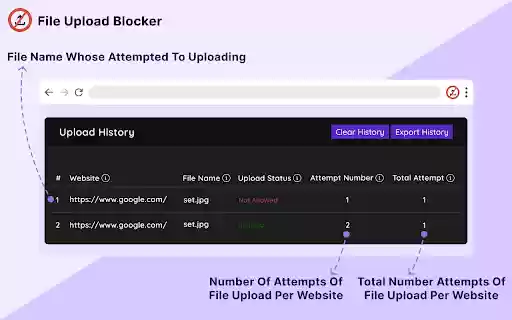 File Upload Blocker  from Chrome web store to be run with OffiDocs Chromium online