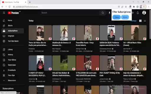 Filter by Videos or Shorts on Youtube from Chrome web store to be run with OffiDocs Chromium online Filter by Videos or Shorts on Youtube from Chrome web store to be run with OffiDocs Chromium online