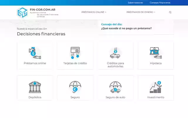 FinCor Argentina  from Chrome web store to be run with OffiDocs Chromium online