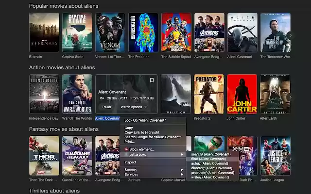 Find in Letterboxd  from Chrome web store to be run with OffiDocs Chromium online