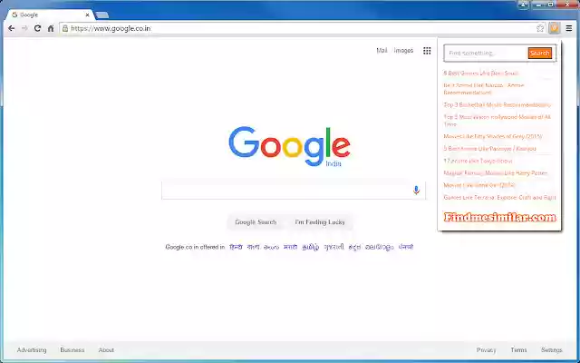 FindMeSimilar.com from Chrome web store to be run with OffiDocs Chromium online FindMeSimilar.com from Chrome web store to be run with OffiDocs Chromium online