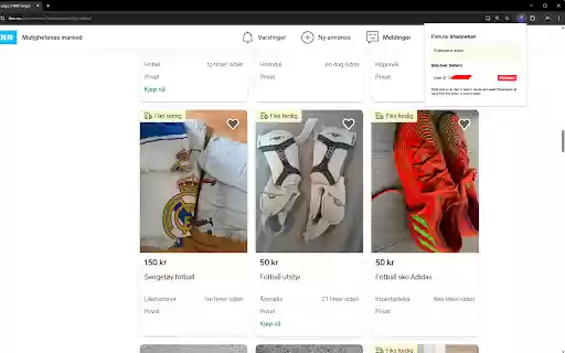 Finn.no Shadowban from Chrome web store to be run with OffiDocs Chromium online Finn.no Shadowban from Chrome web store to be run with OffiDocs Chromium online