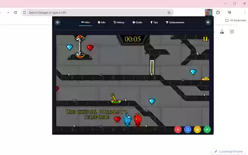 Fireboy and Watergirl 4: Crystal Temple  from Chrome web store to be run with OffiDocs Chromium online