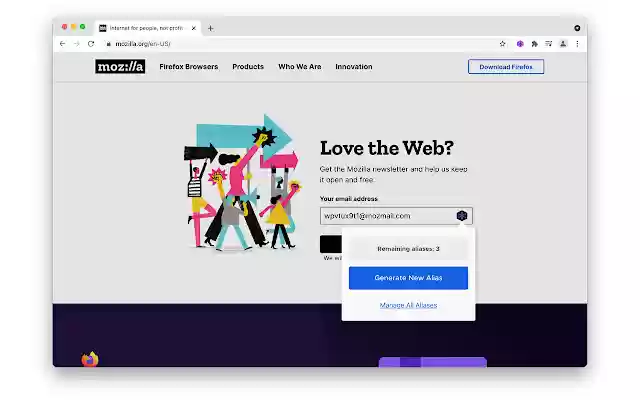 Firefox Relay from Chrome web store to be run with OffiDocs Chromium online Firefox Relay from Chrome web store to be run with OffiDocs Chromium online