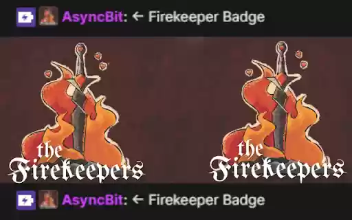 Firekeeper Twitch Badge  from Chrome web store to be run with OffiDocs Chromium online