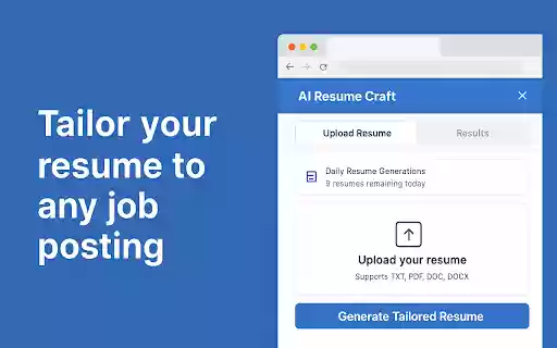 FireResume AI  from Chrome web store to be run with OffiDocs Chromium online