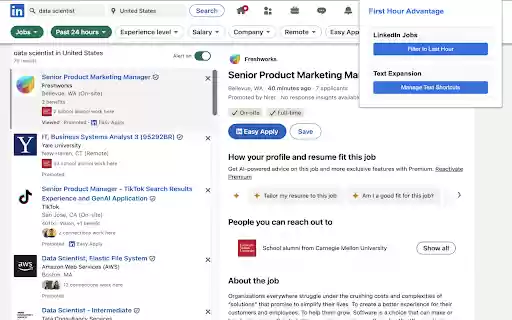 First Hour Advantage  from Chrome web store to be run with OffiDocs Chromium online