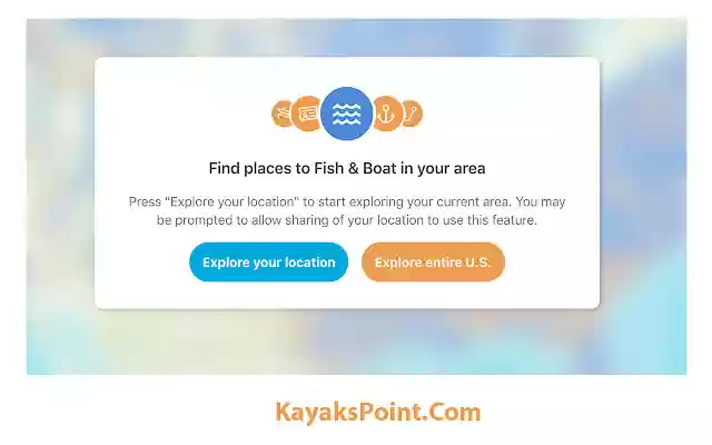 Fishing Near Me (Spot Finder) из интернет-магазина Chrome будет работать с OffiDocs Chromium онлайн