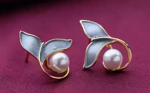 Fishtail earrings  from Chrome web store to be run with OffiDocs Chromium online