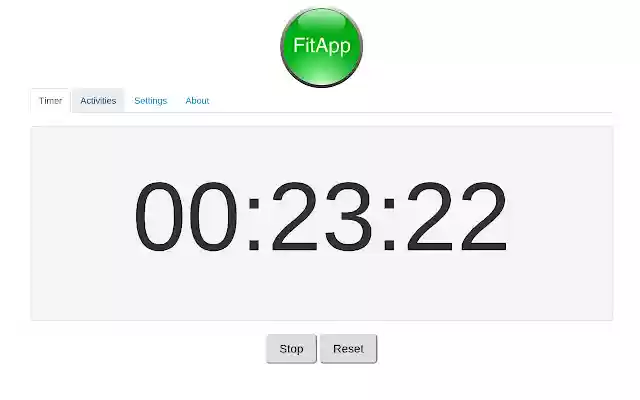FitApp  from Chrome web store to be run with OffiDocs Chromium online