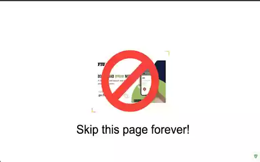 FIU Redirect Skipper  from Chrome web store to be run with OffiDocs Chromium online