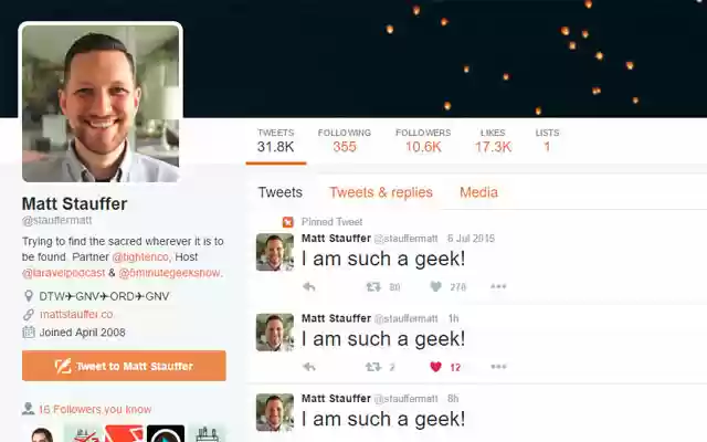 Fix Matt Stauffer Tweets  from Chrome web store to be run with OffiDocs Chromium online