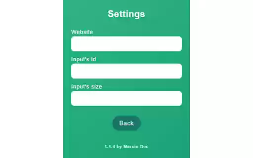 Fix My Input  from Chrome web store to be run with OffiDocs Chromium online