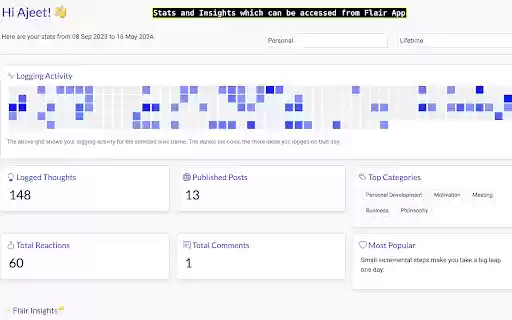 Flair App Build Your Professional Brand Across Platforms  from Chrome web store to be run with OffiDocs Chromium online