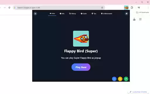 Flappy Bird (Super)  from Chrome web store to be run with OffiDocs Chromium online