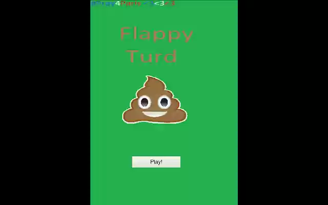 Flappy Turd  from Chrome web store to be run with OffiDocs Chromium online