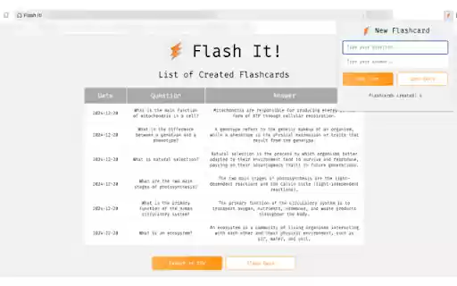 Flash It!  from Chrome web store to be run with OffiDocs Chromium online
