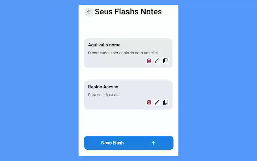 Flash Notes  from Chrome web store to be run with OffiDocs Chromium online
