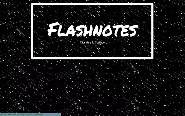 FlashNotes Test  from Chrome web store to be run with OffiDocs Chromium online