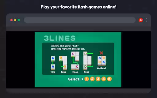 Flash Player Emulator for Flash Files  from Chrome web store to be run with OffiDocs Chromium online