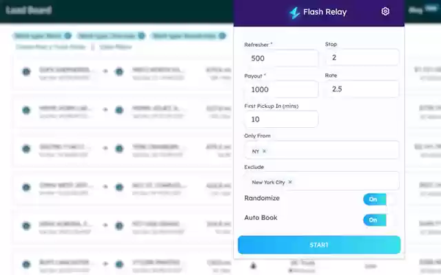 FlashRelay  from Chrome web store to be run with OffiDocs Chromium online