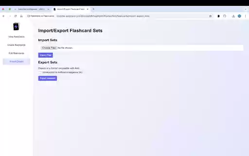 FlashWave AI Flashcards  from Chrome web store to be run with OffiDocs Chromium online