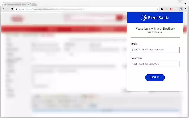 ส่วนขยาย FleetBack Chrome จาก Chrome เว็บสโตร์ที่จะทำงานร่วมกับ OffiDocs Chromium ออนไลน์
