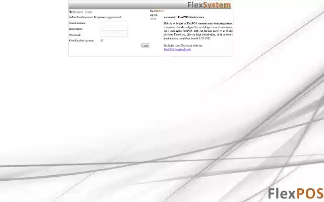 FlexPOS FlexSystem  from Chrome web store to be run with OffiDocs Chromium online