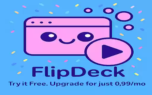 FlipDeck  from Chrome web store to be run with OffiDocs Chromium online