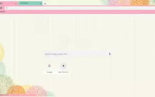floral pastel  from Chrome web store to be run with OffiDocs Chromium online