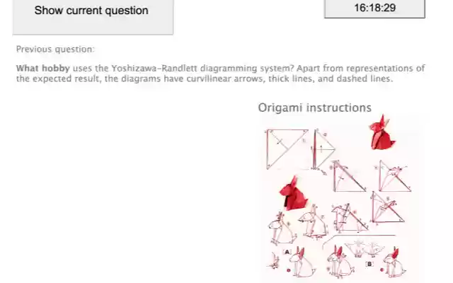 FLQL display questions  from Chrome web store to be run with OffiDocs Chromium online