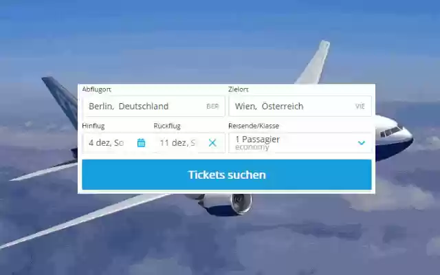Flugtickets from Chrome web store to be run with OffiDocs Chromium online Flugtickets from Chrome web store to be run with OffiDocs Chromium online