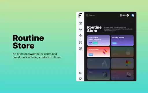 Fluvi Wallet  from Chrome web store to be run with OffiDocs Chromium online
