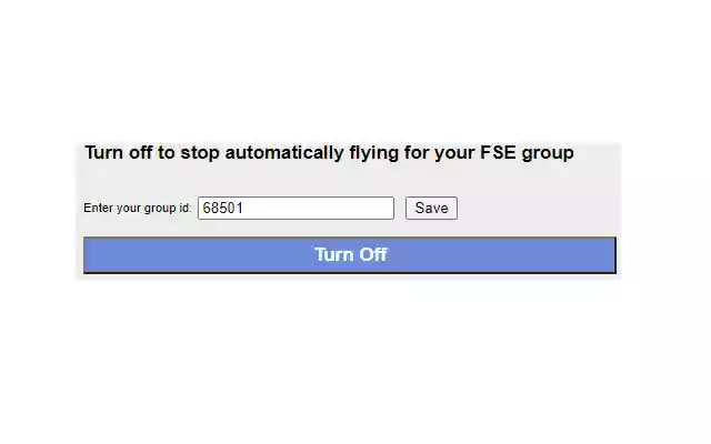 FlyForYourGroup  from Chrome web store to be run with OffiDocs Chromium online
