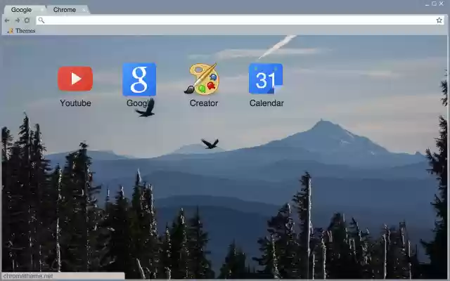 Flying over Wintery Mountains  from Chrome web store to be run with OffiDocs Chromium online