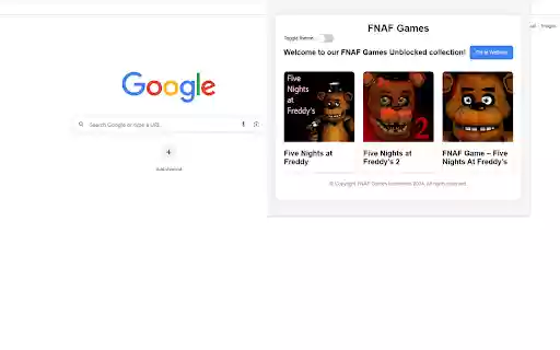 FNAF Games Unblocked  from Chrome web store to be run with OffiDocs Chromium online