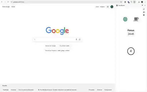 FocuPause  from Chrome web store to be run with OffiDocs Chromium online