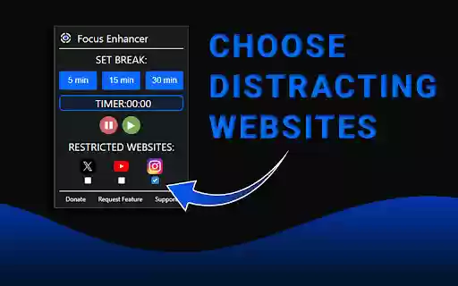 Focus Enhancer  from Chrome web store to be run with OffiDocs Chromium online