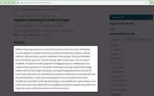 Focus Reader  from Chrome web store to be run with OffiDocs Chromium online