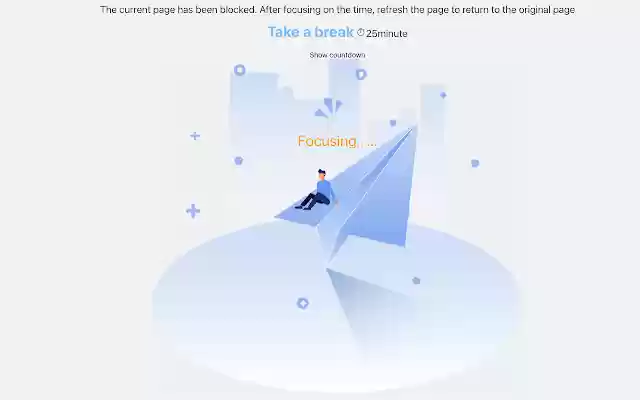 Focus Time  from Chrome web store to be run with OffiDocs Chromium online