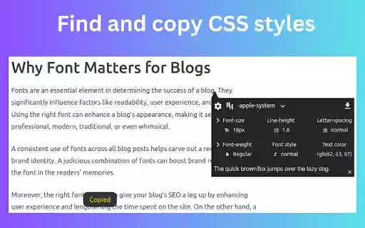 fontDownloader Identify  download fonts  from Chrome web store to be run with OffiDocs Chromium online