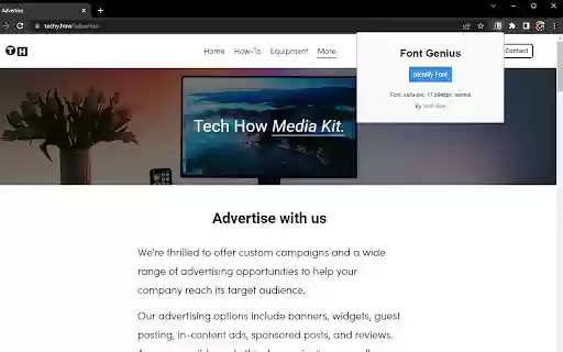 Font Genius from Chrome web store to be run with OffiDocs Chromium online Font Genius from Chrome web store to be run with OffiDocs Chromium online