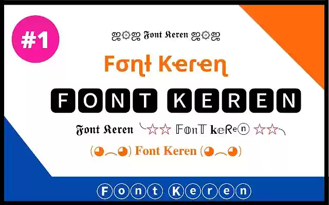 Font Keren  from Chrome web store to be run with OffiDocs Chromium online