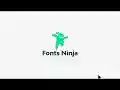 Fonts Ninja  from Chrome web store to be run with OffiDocs Chromium online