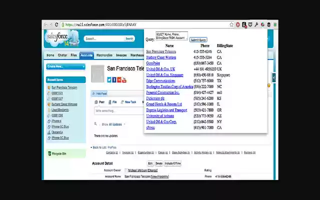 Force.com SOQL Bhavesh Jogi  from Chrome web store to be run with OffiDocs Chromium online