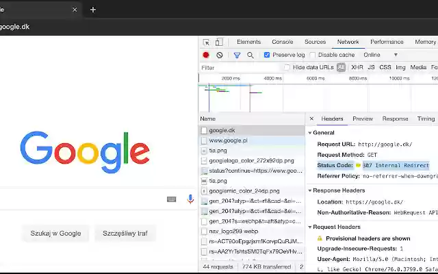 Force HTTPS for all traffic  from Chrome web store to be run with OffiDocs Chromium online