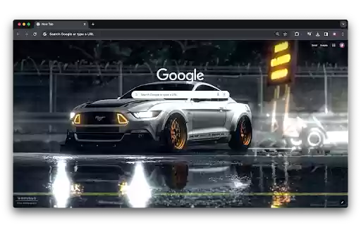 Ford Mustang GT White (Live Wallpaper)  from Chrome web store to be run with OffiDocs Chromium online