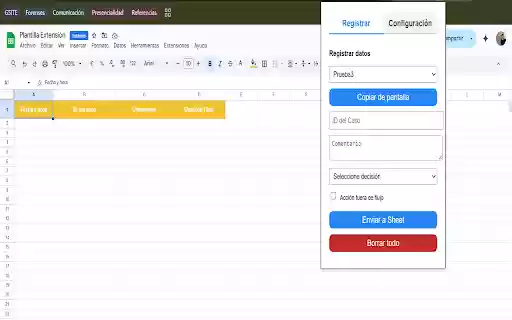 FORENSES EXTENSION  from Chrome web store to be run with OffiDocs Chromium online