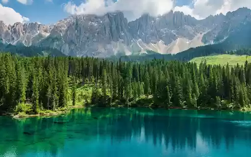 Forests, lakes and mountains  from Chrome web store to be run with OffiDocs Chromium online